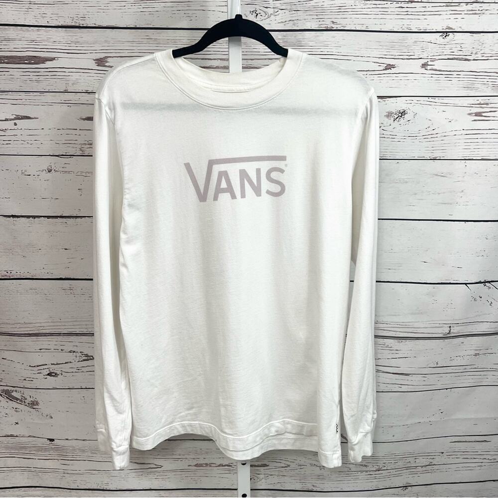 Vans Off the Wall Classic White Long Sleeve Tee XL